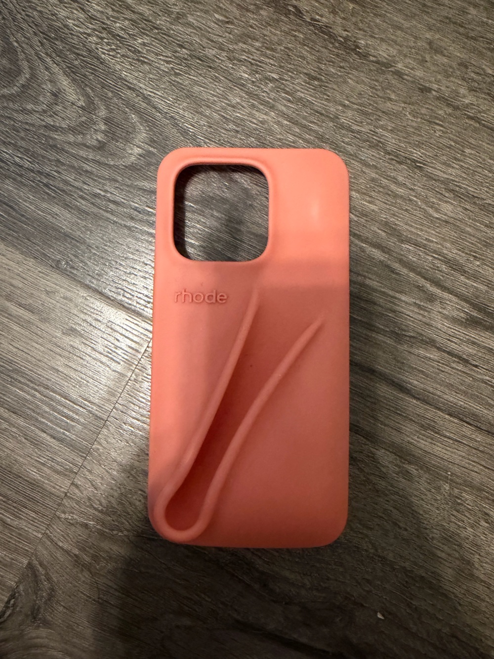 rhode skin Peach Pit Silicone iPhone 15 Pro Case